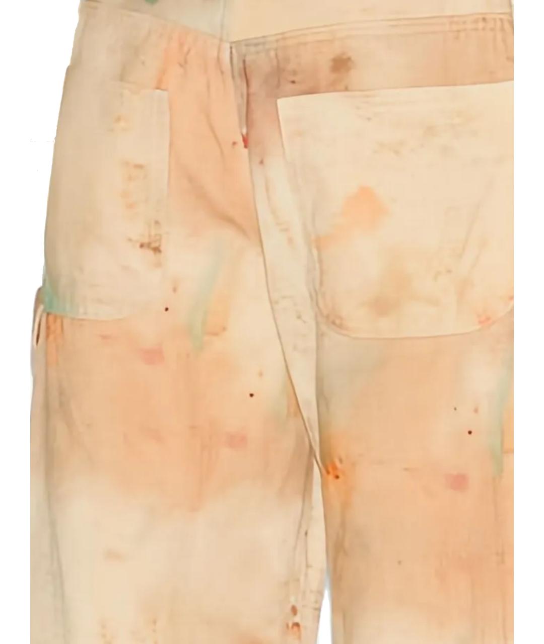 ISABEL MARANT Мульти хлопко-полиэстеровые прямые джинсы, фото 3