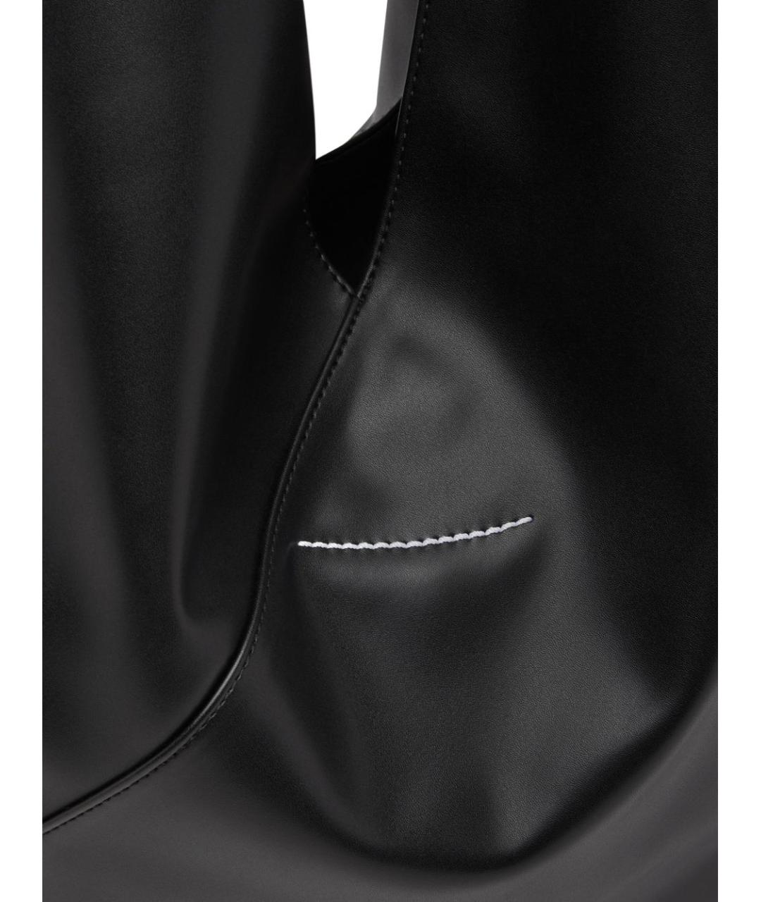 MM6 MAISON MARGIELA Черная сумка тоут, фото 3