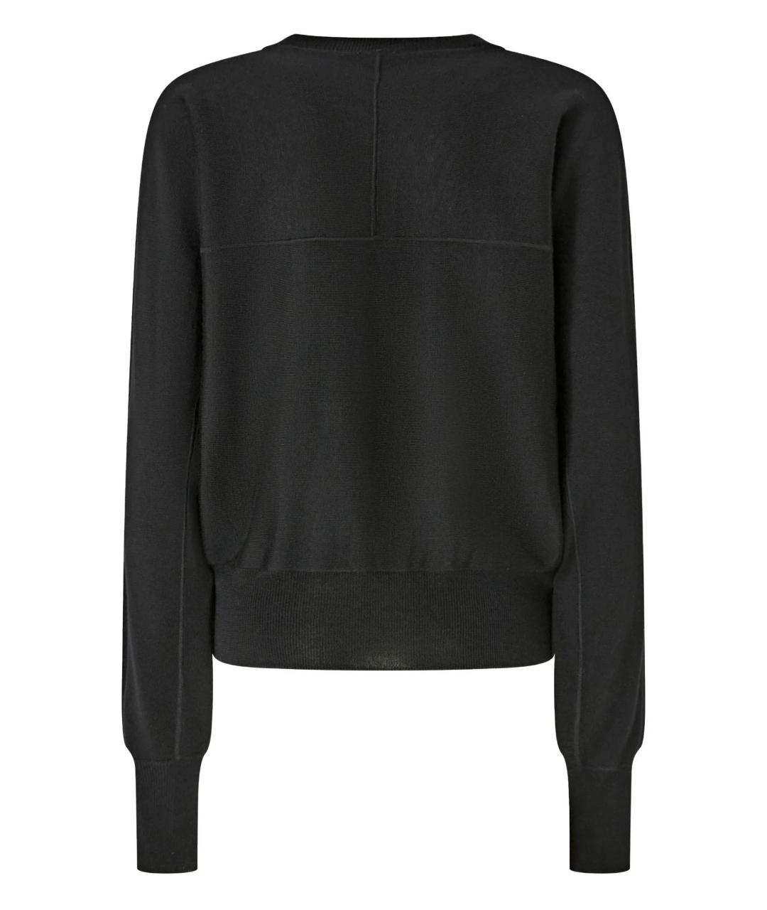 PINKO Черный шерстяной джемпер / свитер, фото 3