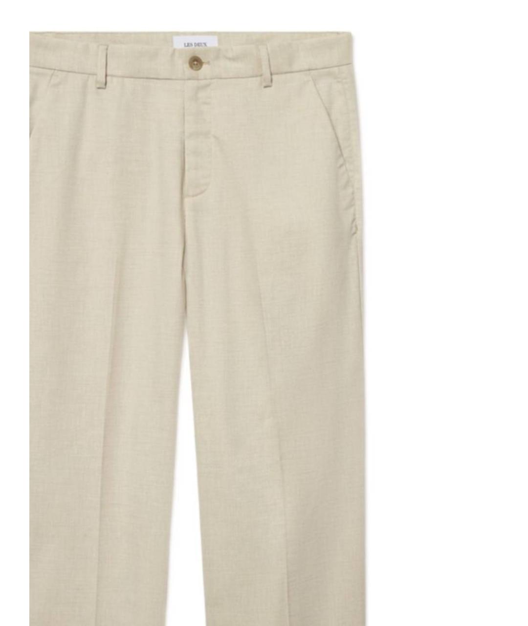 LES DEUX Белые повседневные брюки, фото 2