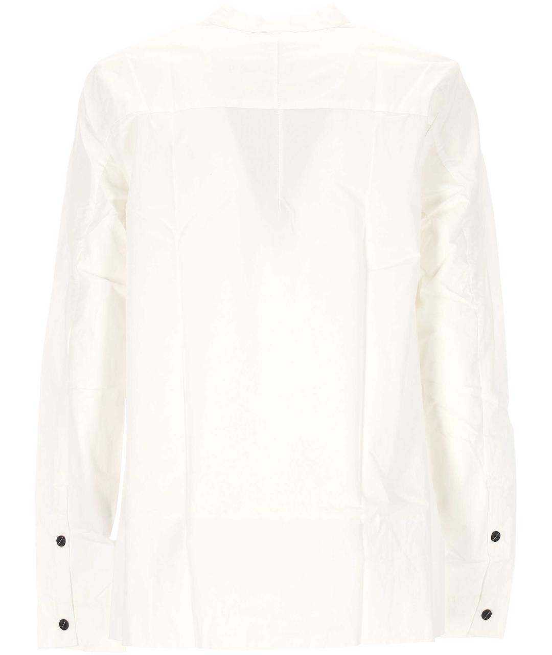 THOM KROM Белая хлопковая кэжуал рубашка, фото 3