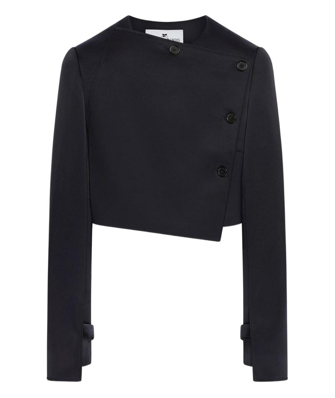 COURREGES Черный полиэстеровый жакет/пиджак, фото 1