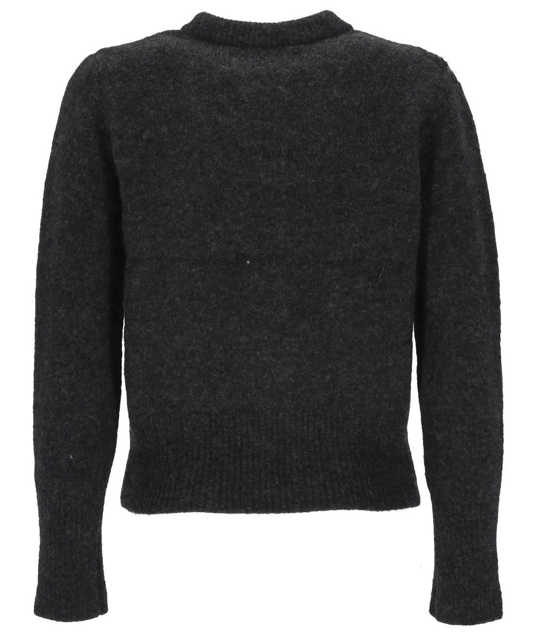 MARQUES' ALMEIDA Черный шерстяной кардиган, фото 3