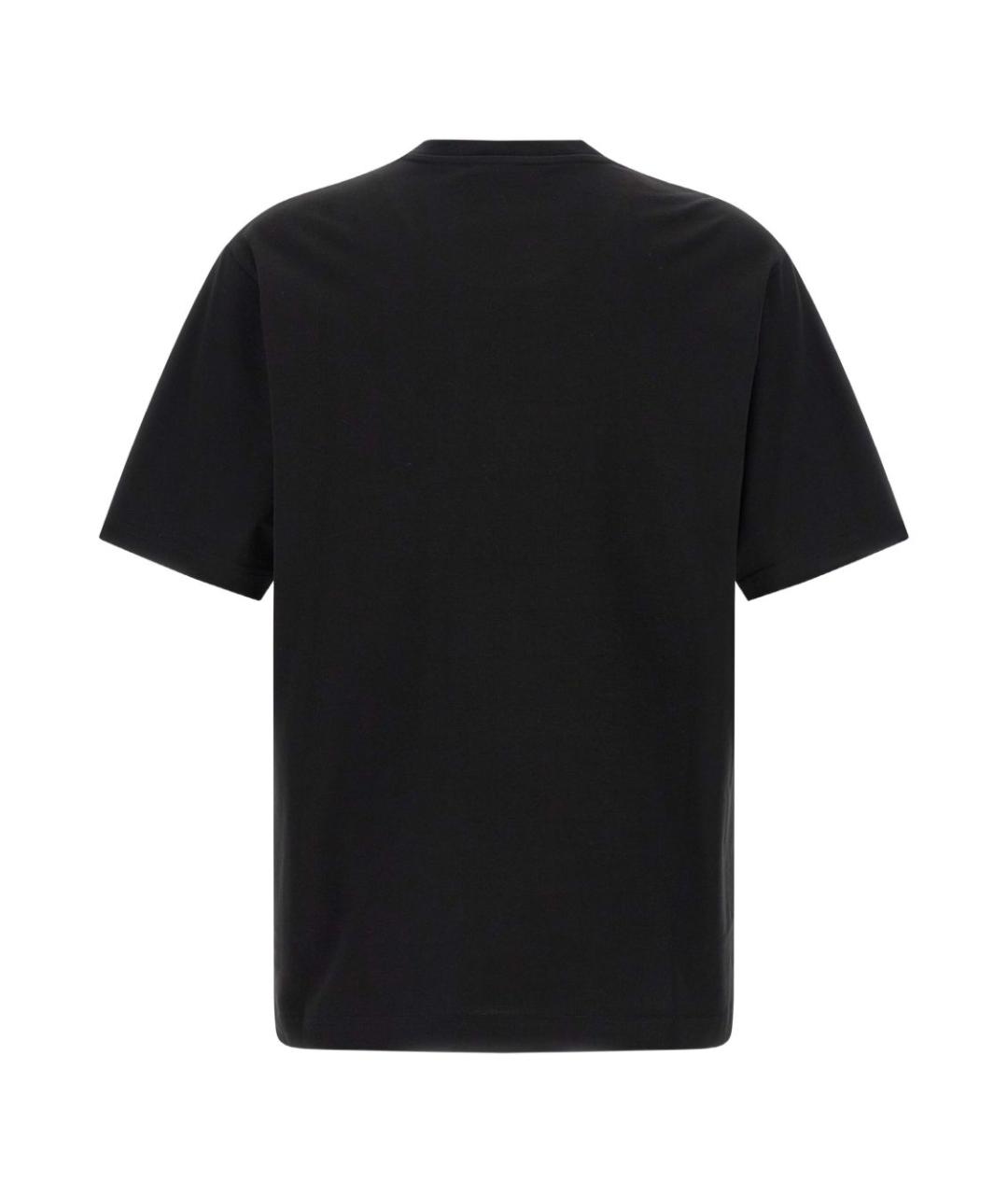 DOLCE&GABBANA Черная хлопковая футболка, фото 3