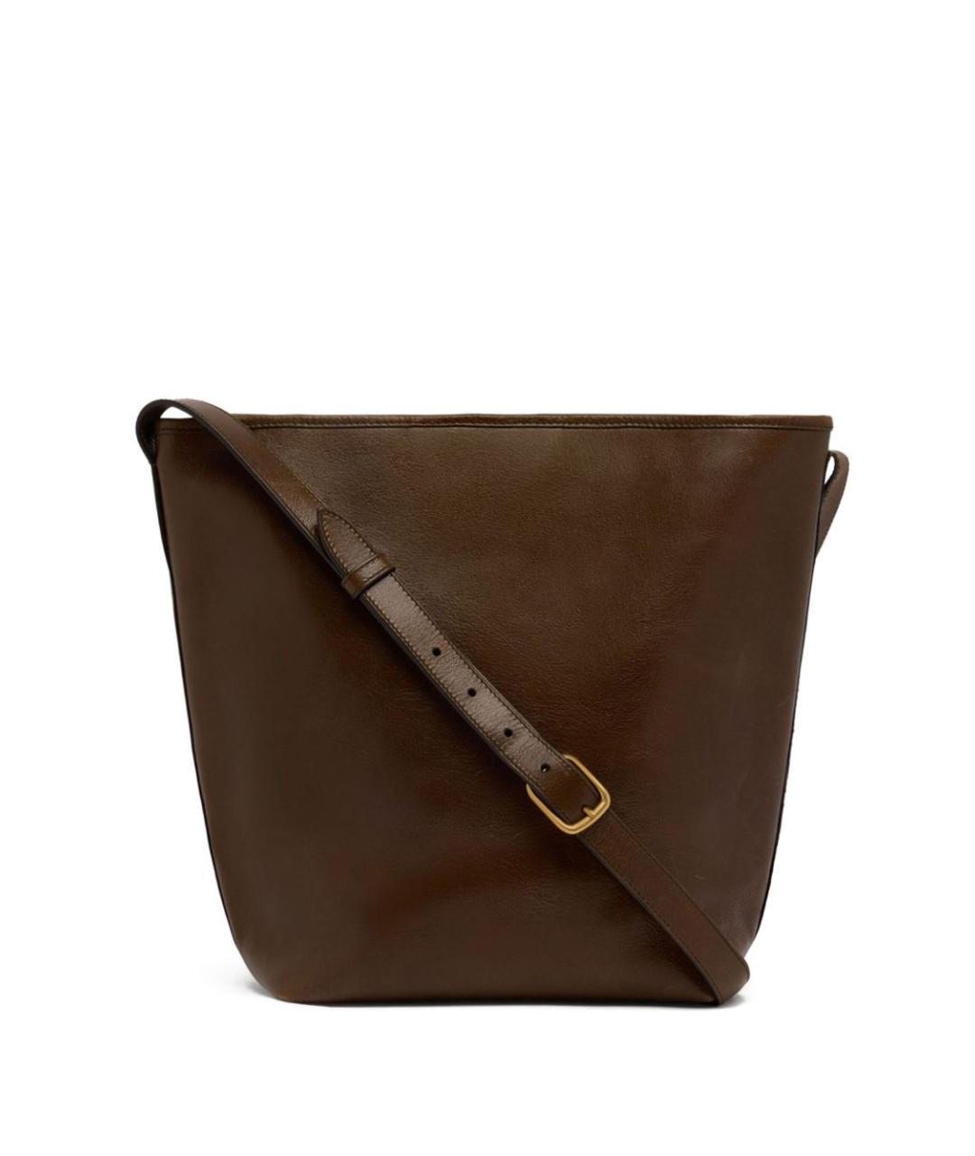 BALLY Коричневая кожаная сумка тоут, фото 3