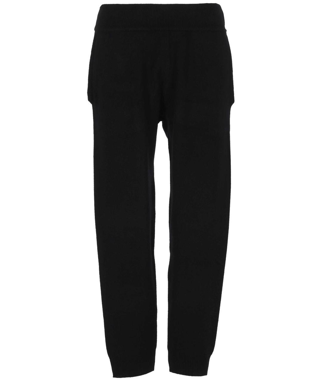 entire studios Черные кашемировые прямые брюки, фото 1