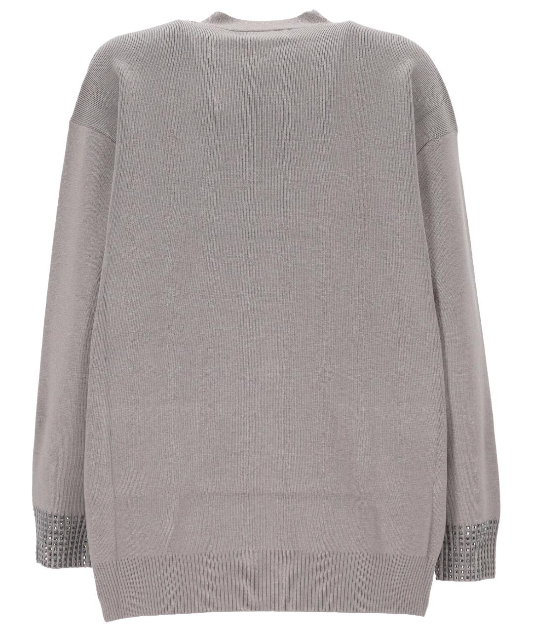 Retrofete Серый полиамидовый кардиган, фото 3