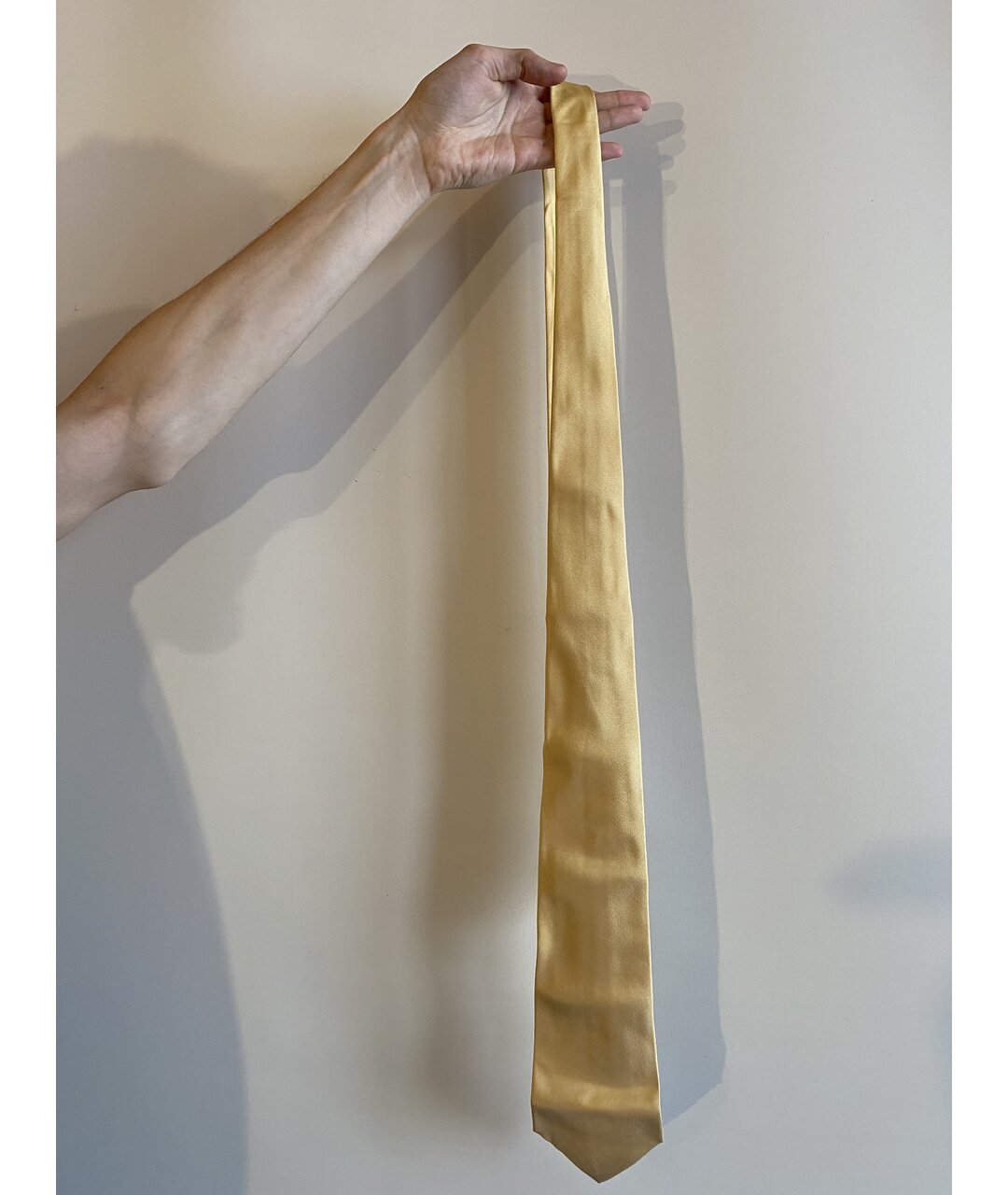 KITON Золотой шелковый галстук, фото 3