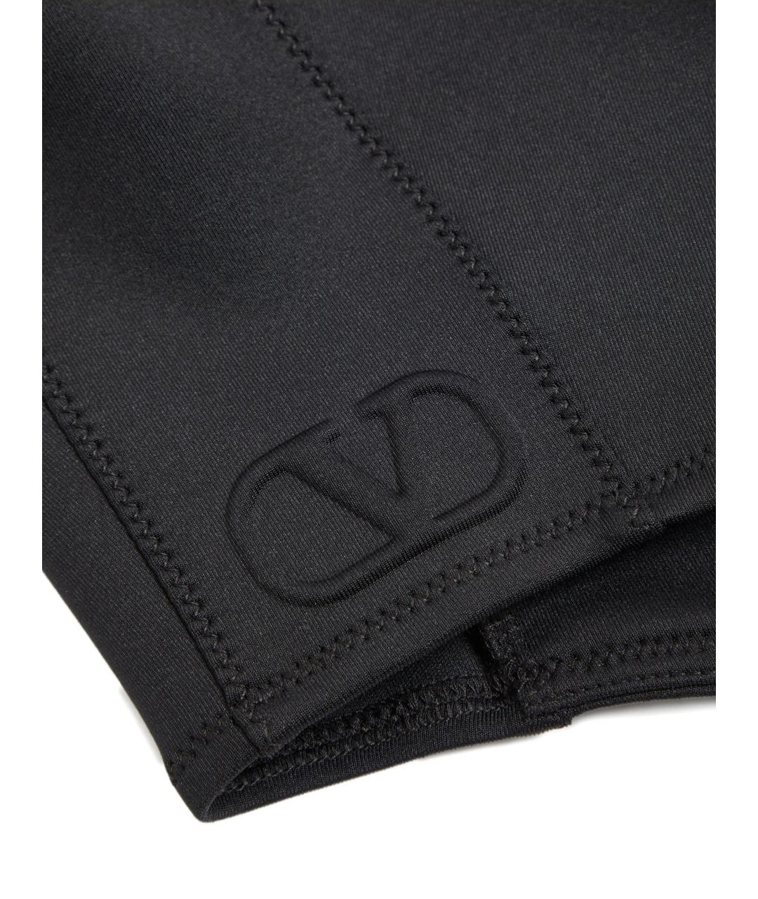 VALENTINO Черный синтетический капюшон, фото 2