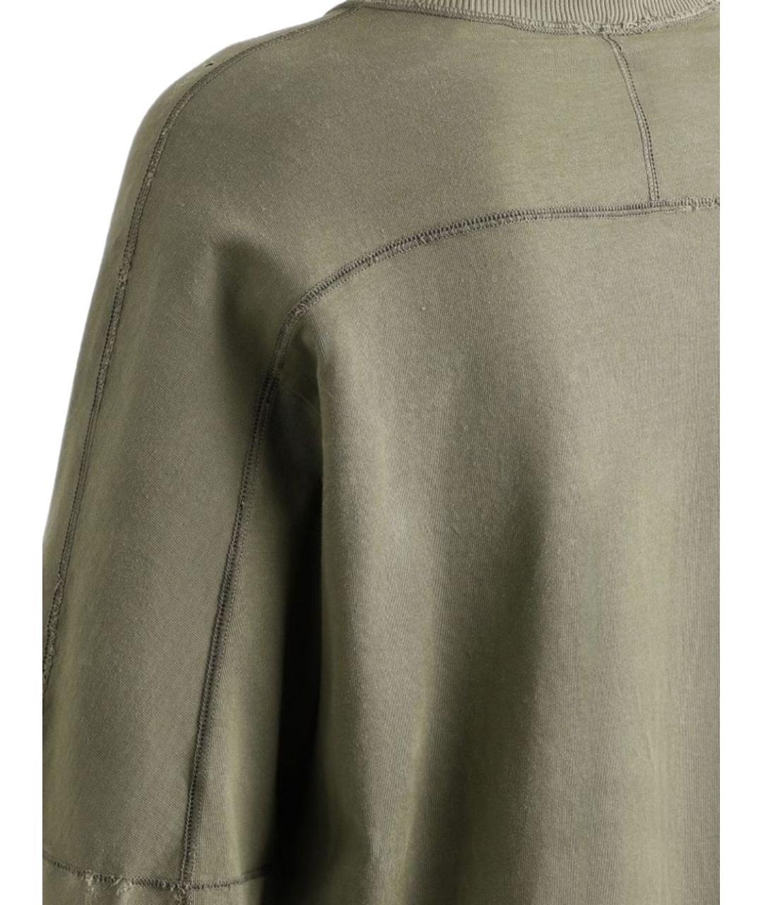 DOLCE&GABBANA Зеленая хлопковая футболка, фото 3