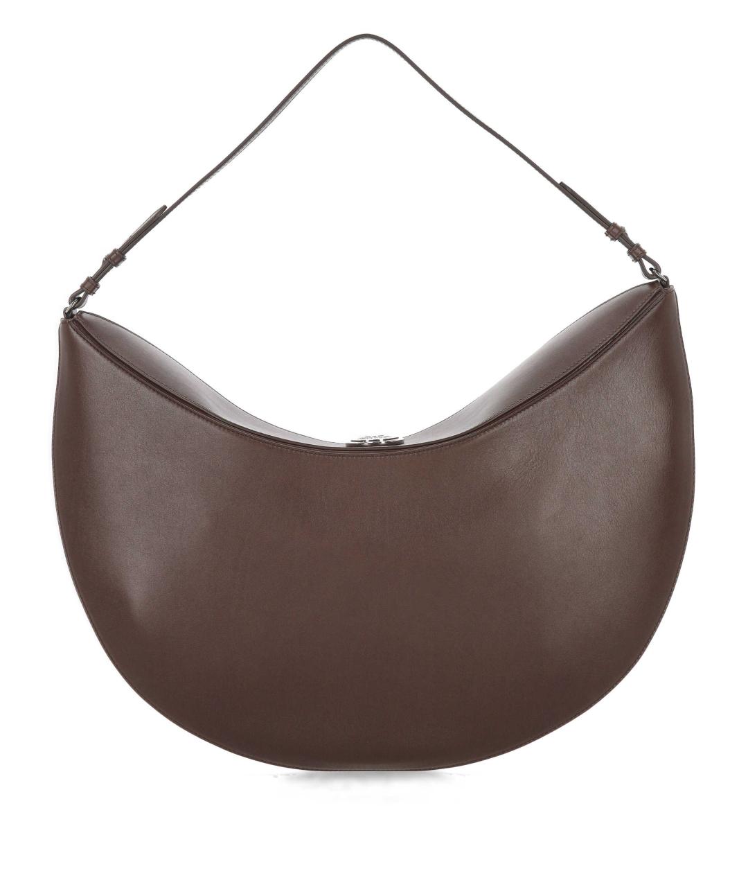 JACQUEMUS Коричневая кожаная сумка через плечо, фото 3