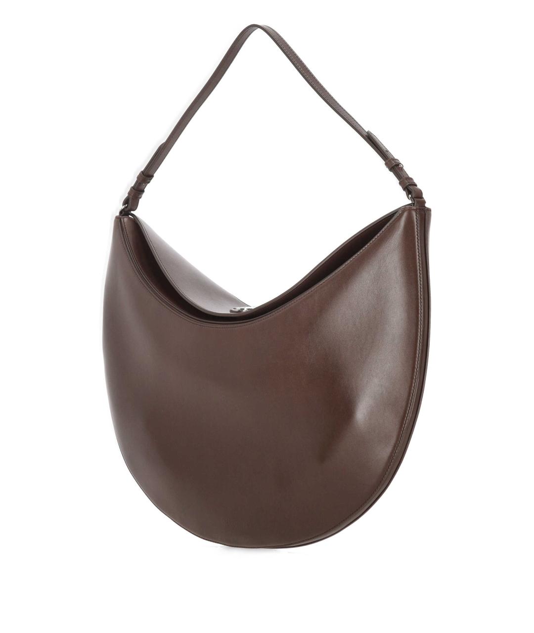 JACQUEMUS Коричневая кожаная сумка через плечо, фото 2