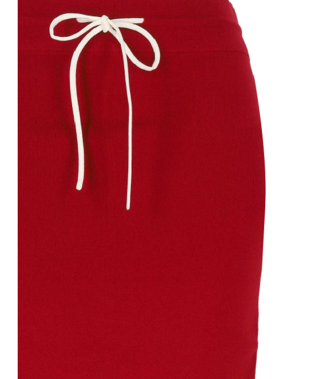 PATRIZIA PEPE Красная юбка миди, фото 2