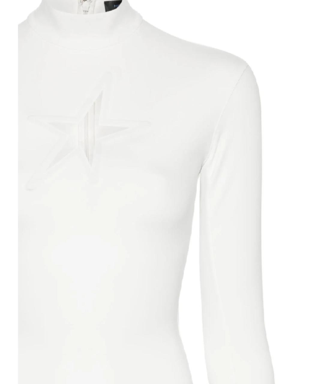 MUGLER Белая полиамидовая водолазка, фото 2