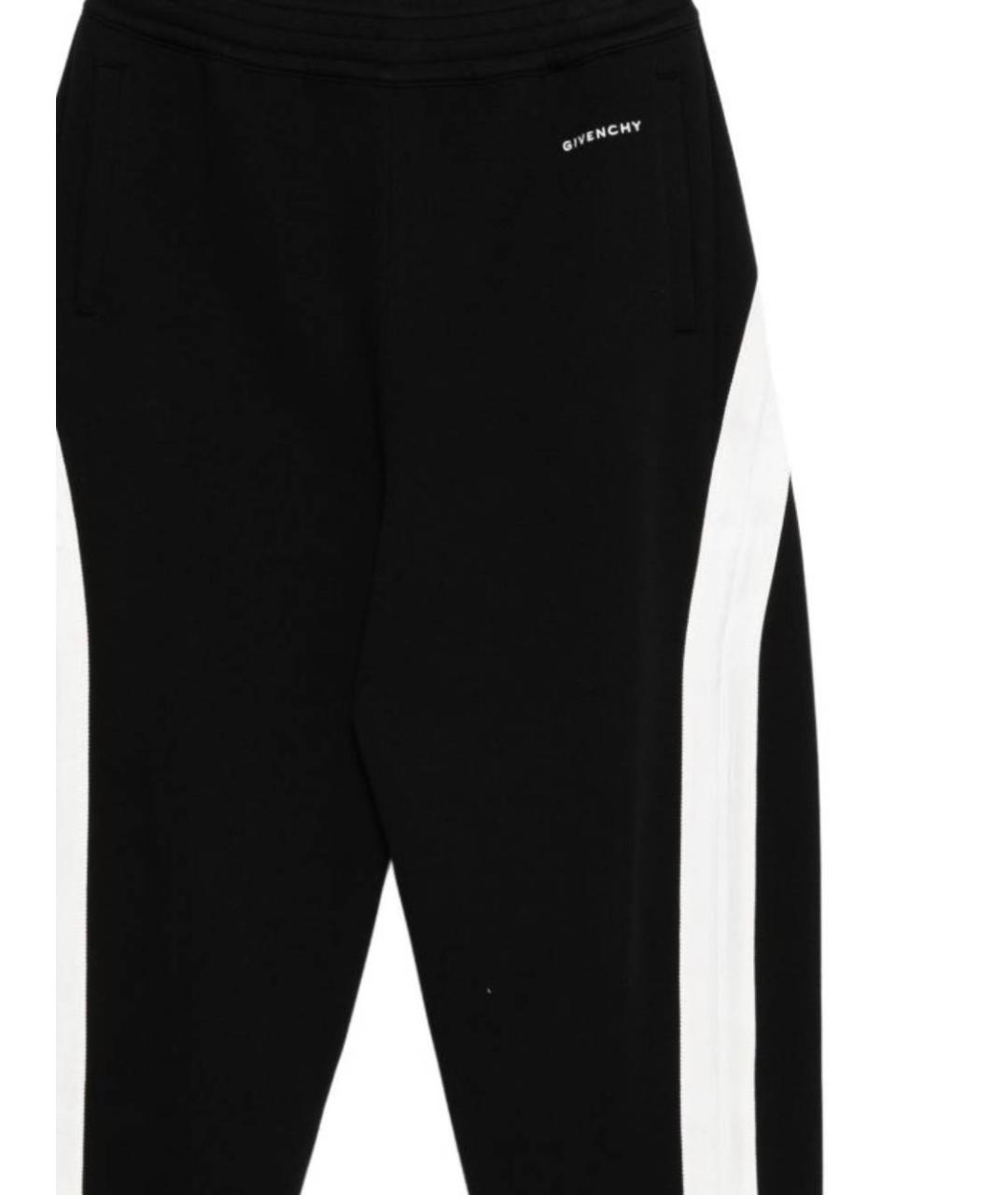 GIVENCHY Черные хлопковые повседневные брюки, фото 2