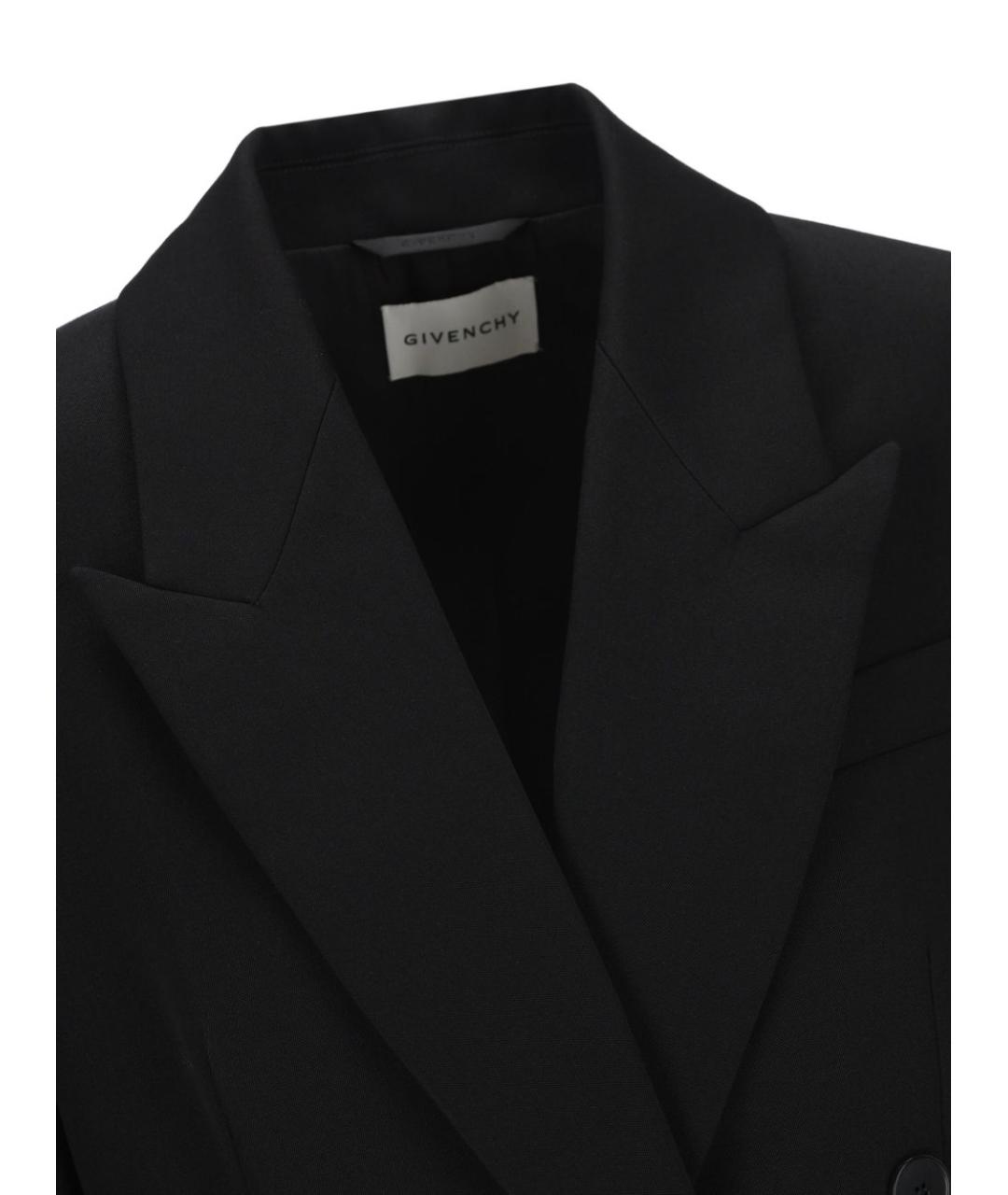 GIVENCHY Черный шерстяной жакет/пиджак, фото 2