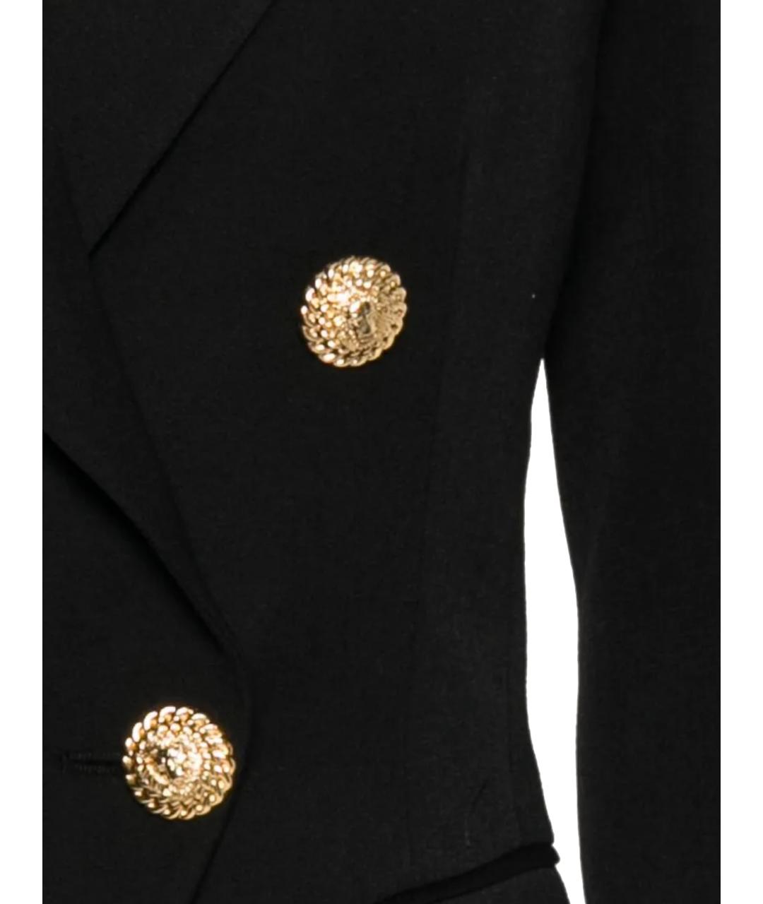 BALMAIN Черный шерстяной жакет/пиджак, фото 2