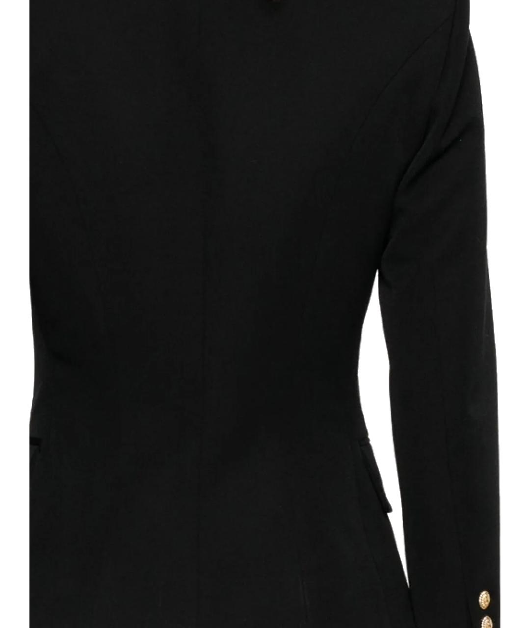 BALMAIN Черный шерстяной жакет/пиджак, фото 3