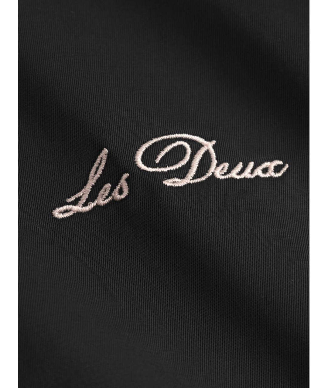 LES DEUX Черная хлопковая куртка, фото 2