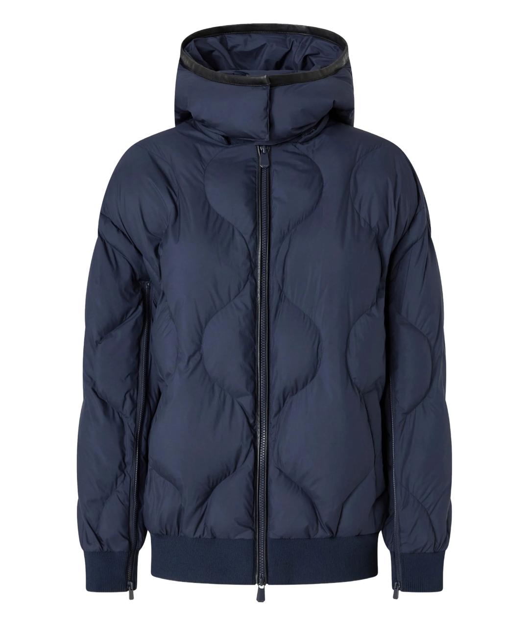 PINKO Синяя полиамидовая куртка, фото 1