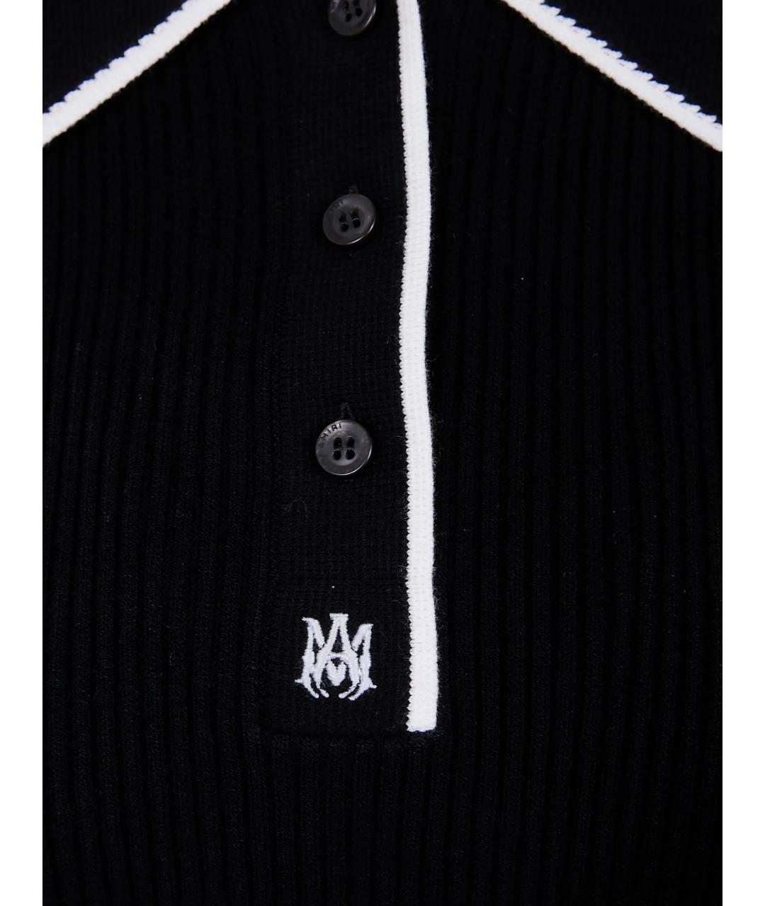 AMIRI Черный вискозный джемпер / свитер, фото 2