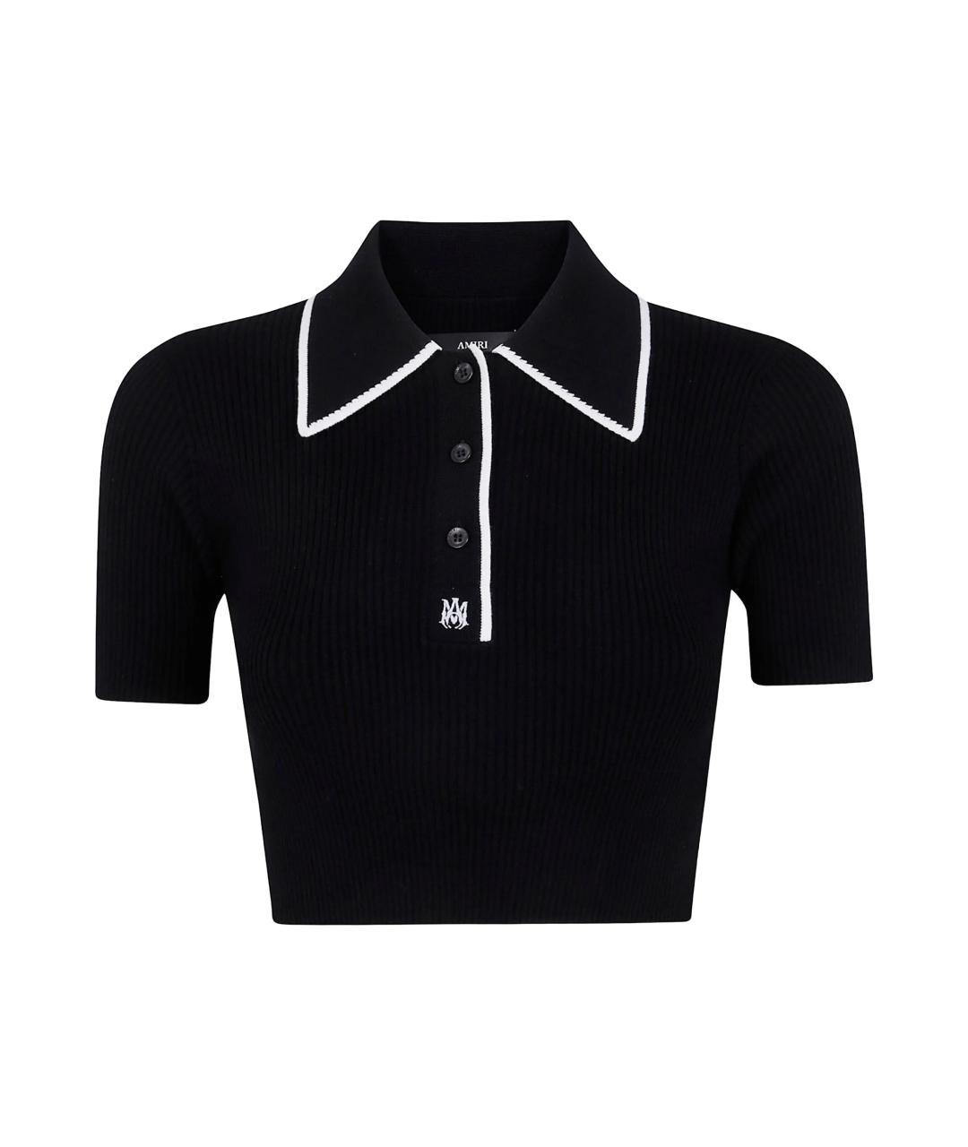 AMIRI Черный вискозный джемпер / свитер, фото 1