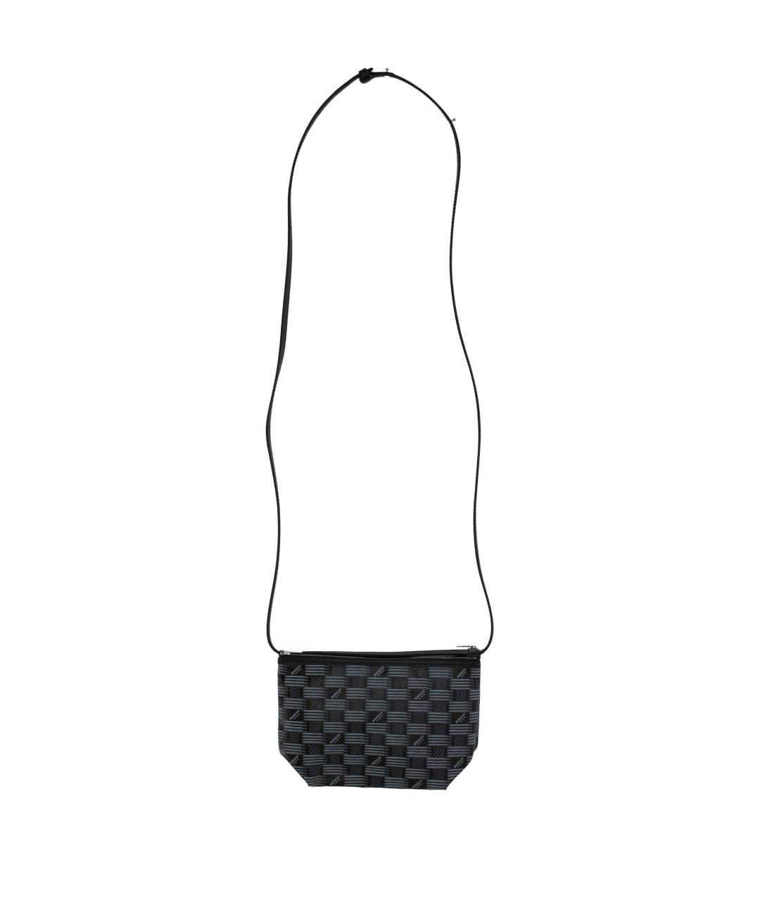 MOREAU Черная тканевая сумка через плечо, фото 3