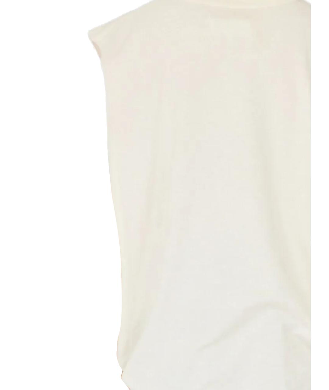 MAISON MARGIELA Белая хлопковая футболка, фото 3