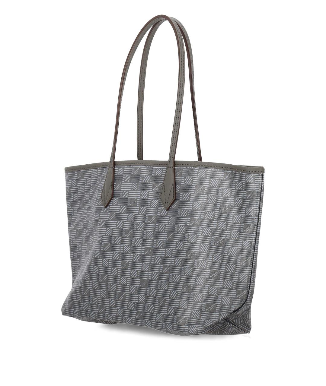 MOREAU Серая сумка тоут из искусственной кожи, фото 2