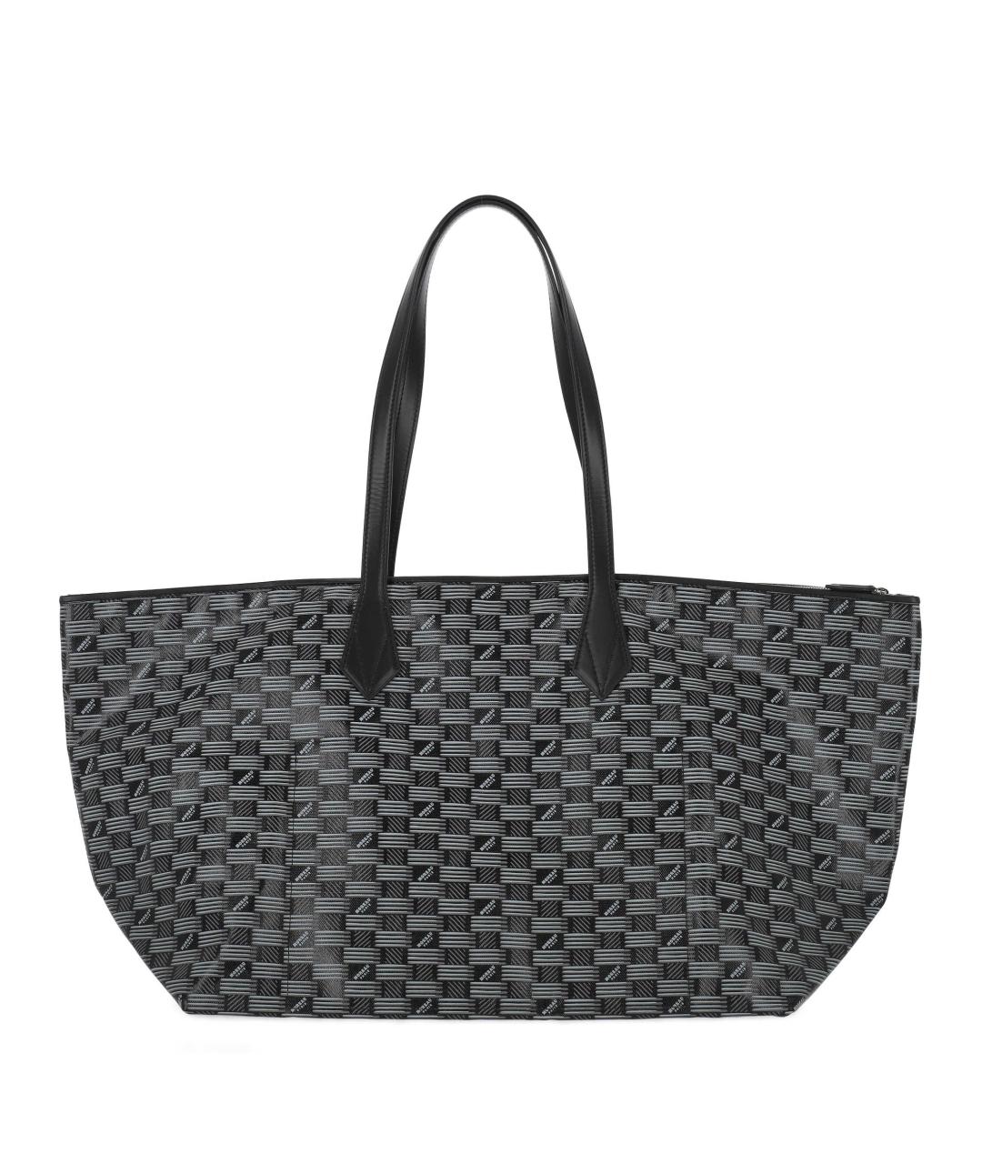 MOREAU Черная сумка тоут из искусственной кожи, фото 3