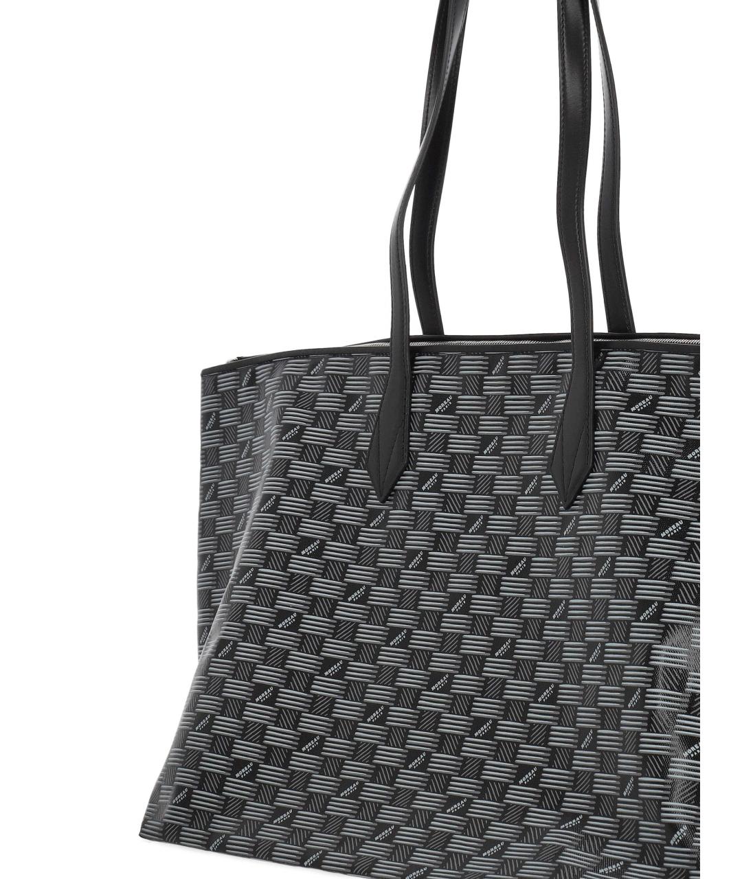 MOREAU Черная сумка тоут из искусственной кожи, фото 4