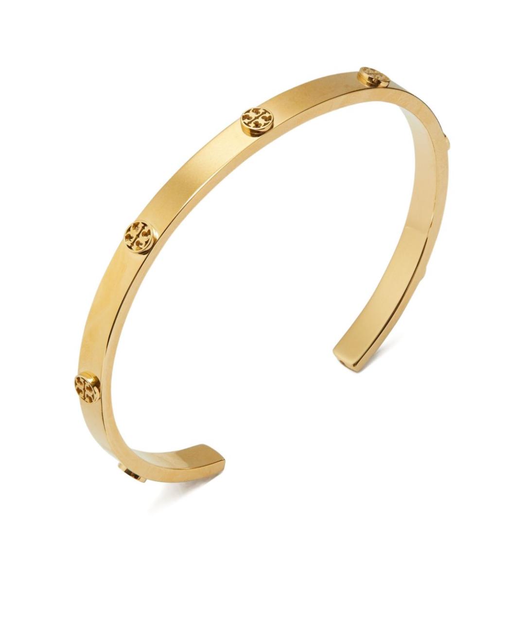 TORY BURCH Золотой металлический браслет, фото 2
