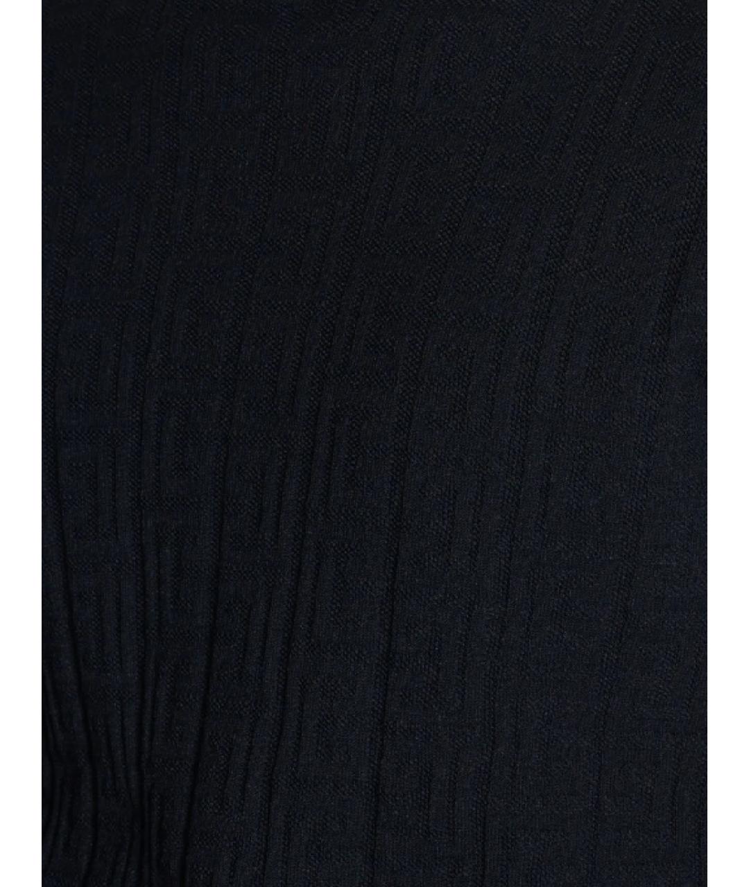 BALMAIN Черный шелковый джемпер / свитер, фото 2