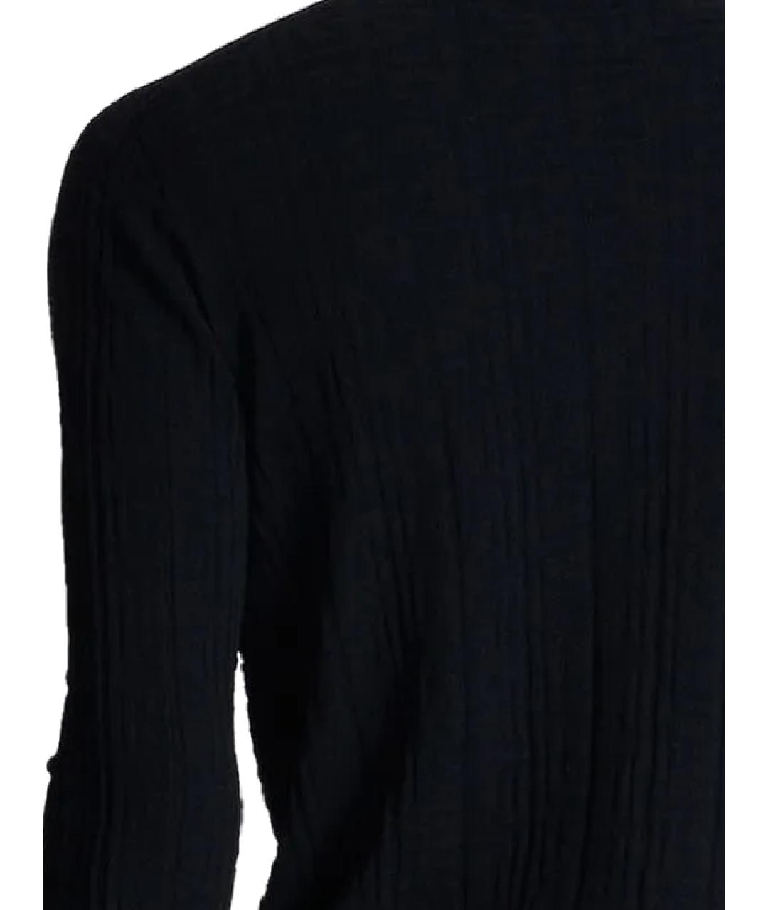 BALMAIN Черный шелковый джемпер / свитер, фото 3