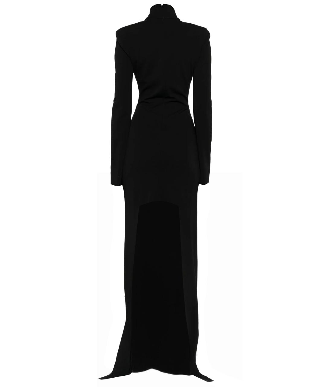 JEAN PAUL GAULTIER Черное вискозное платье, фото 3