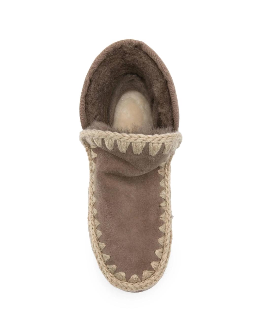 MOU Серые замшевые ботинки, фото 4