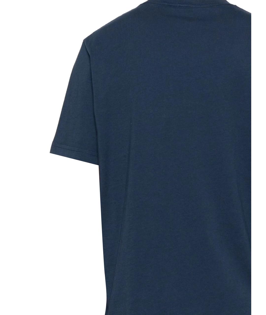 AUTRY Синяя хлопковая футболка, фото 3