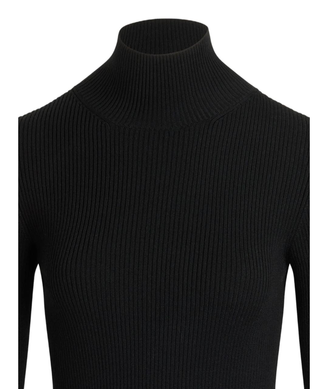 PATOU Черный шерстяной джемпер / свитер, фото 2