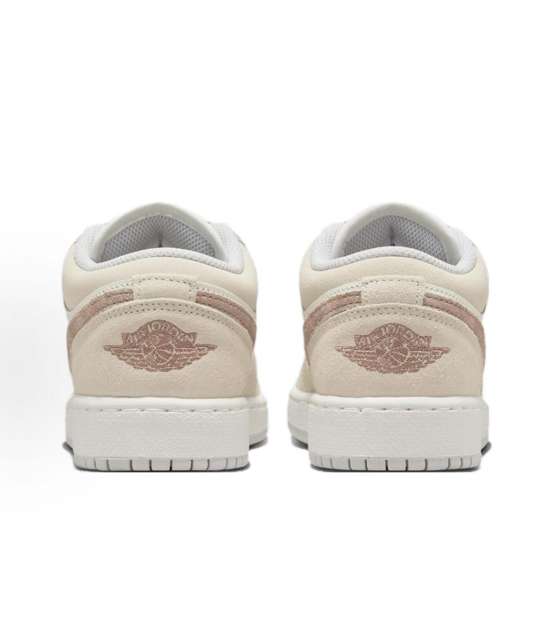 JORDAN Бежевые замшевые кроссовки, фото 4