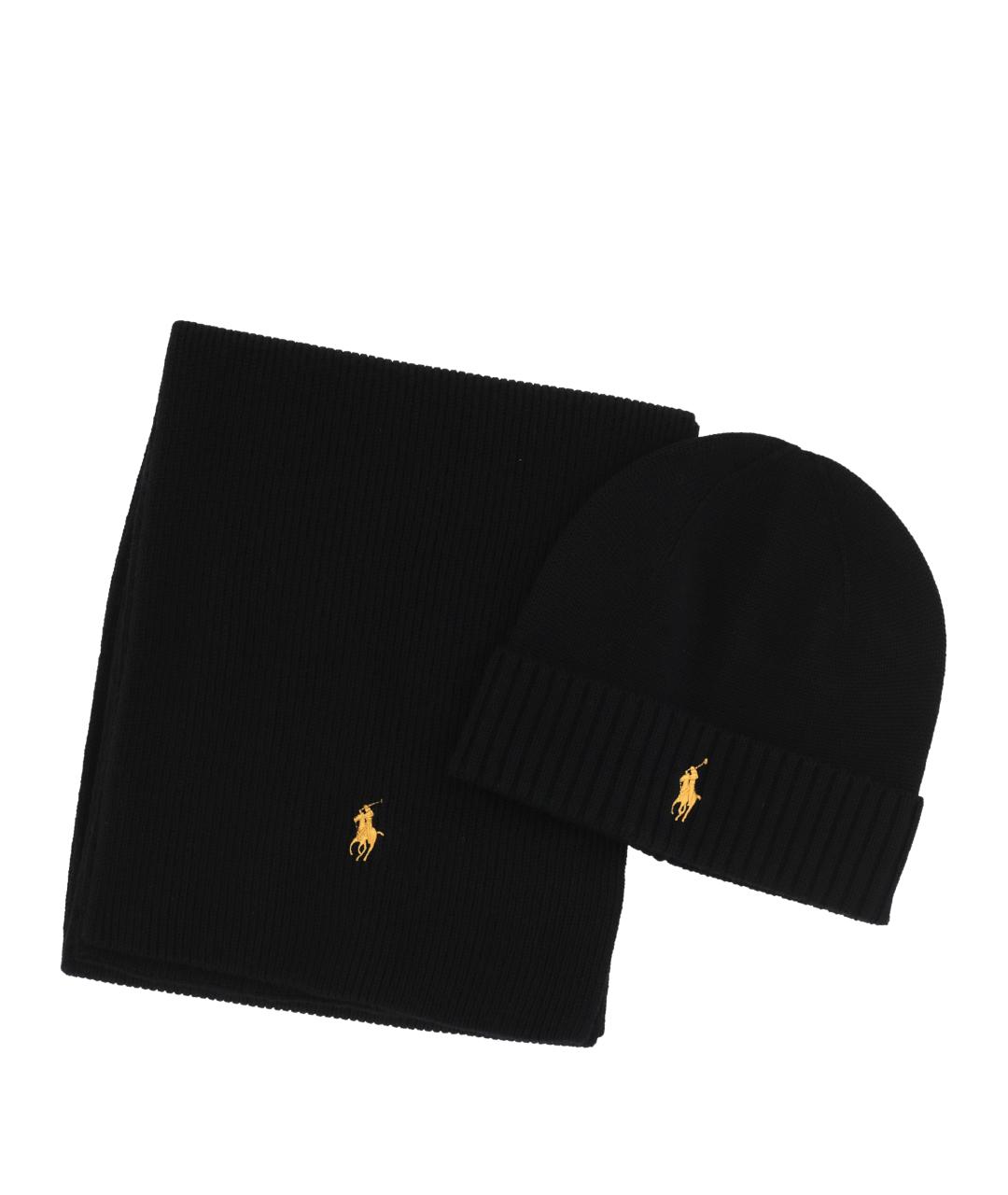 POLO RALPH LAUREN Черная шапка, фото 1