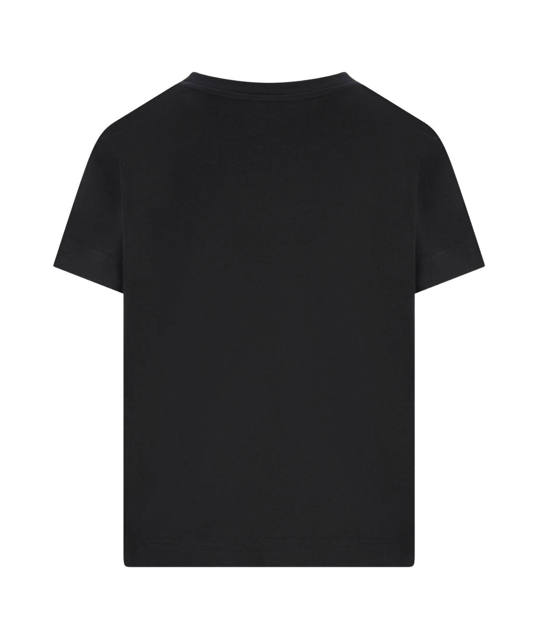 GIVENCHY Черная хлопковая футболка, фото 3