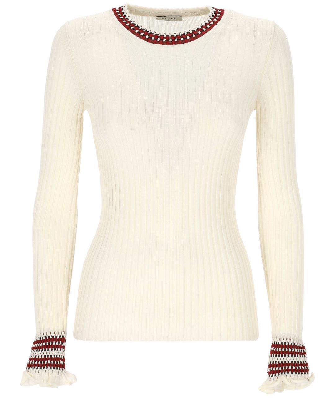 MRZ Бежевый шерстяной джемпер / свитер, фото 1