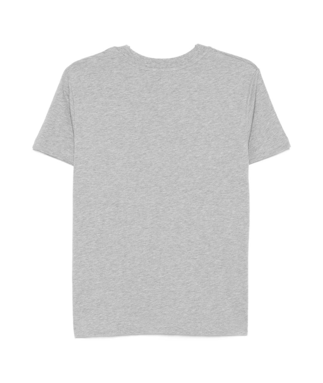 A.P.C. Серая хлопковая футболка, фото 3