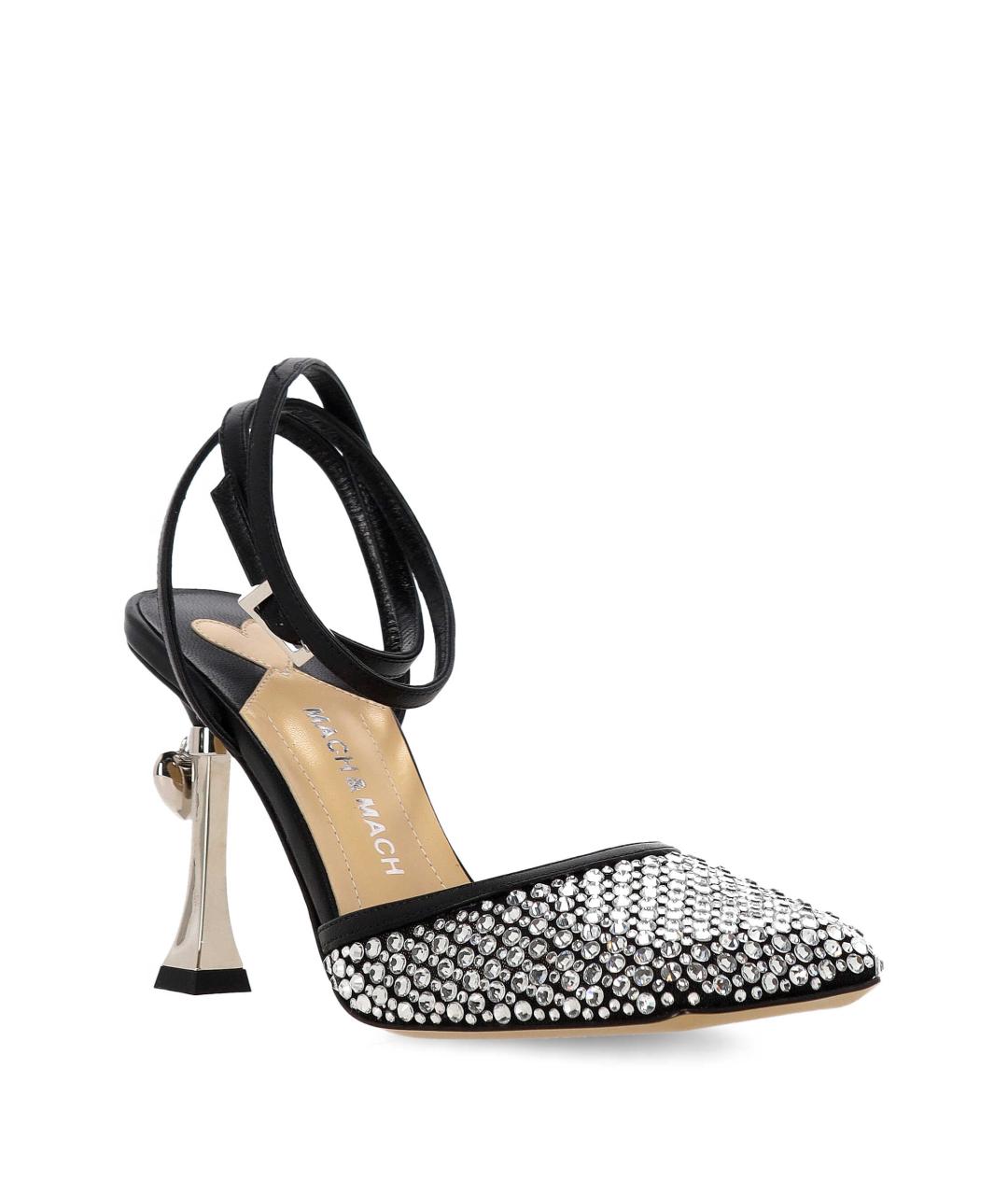 MACH&MACH Черные кожаные туфли, фото 2