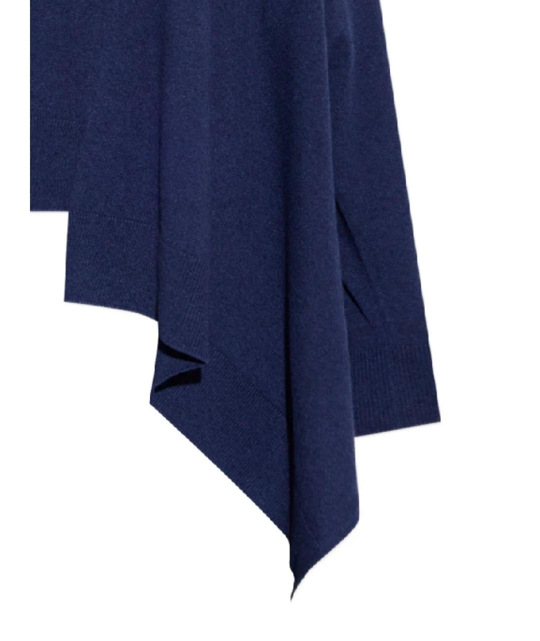 ALEXANDER MCQUEEN Синий кашемировый джемпер / свитер, фото 2