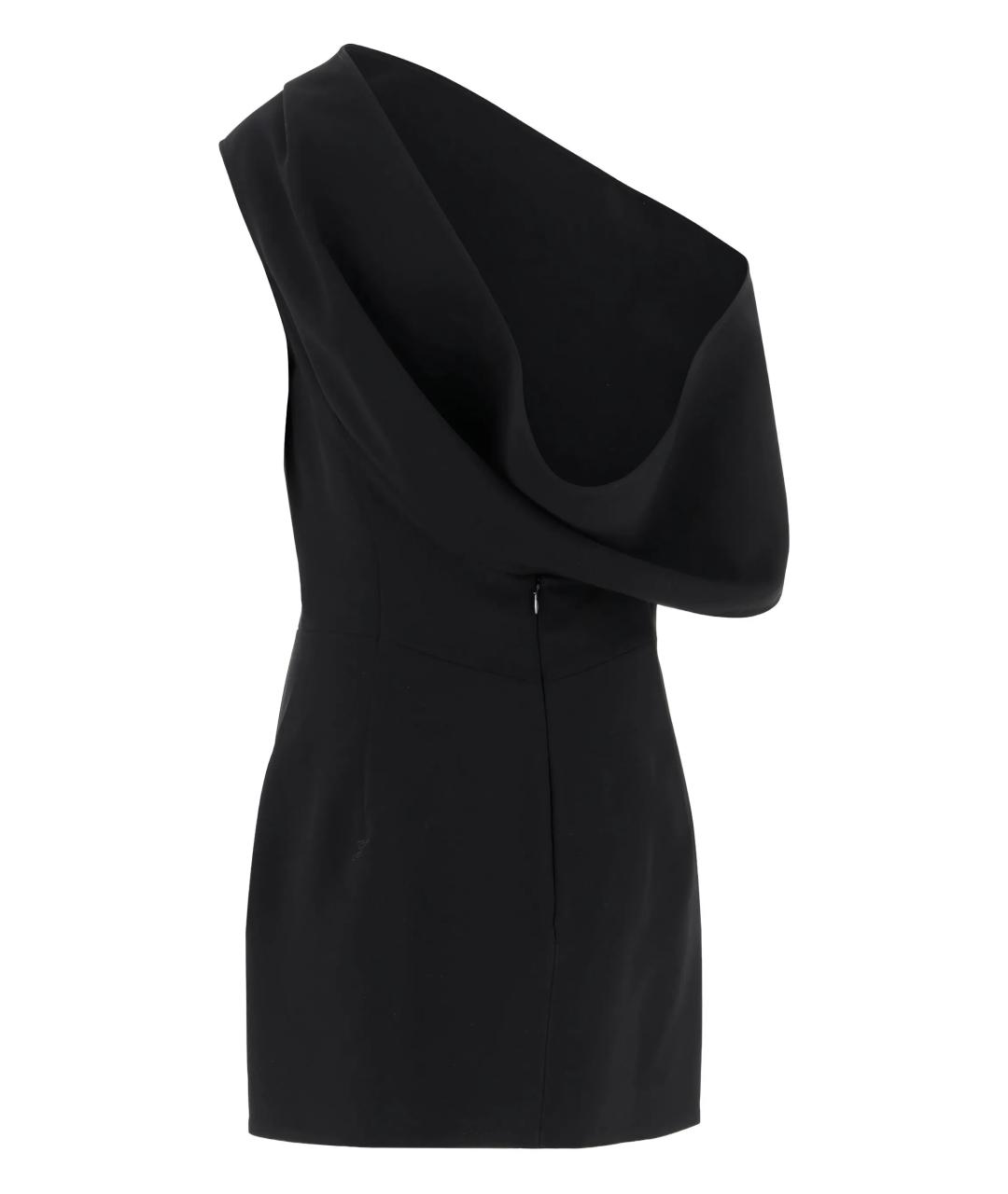 JACQUEMUS Черное полиэстеровое коктейльное платье, фото 3