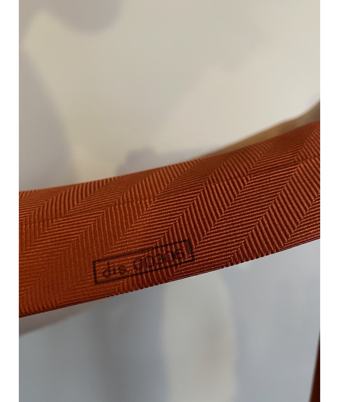 BRIONI Оранжевый шелковый галстук, фото 4