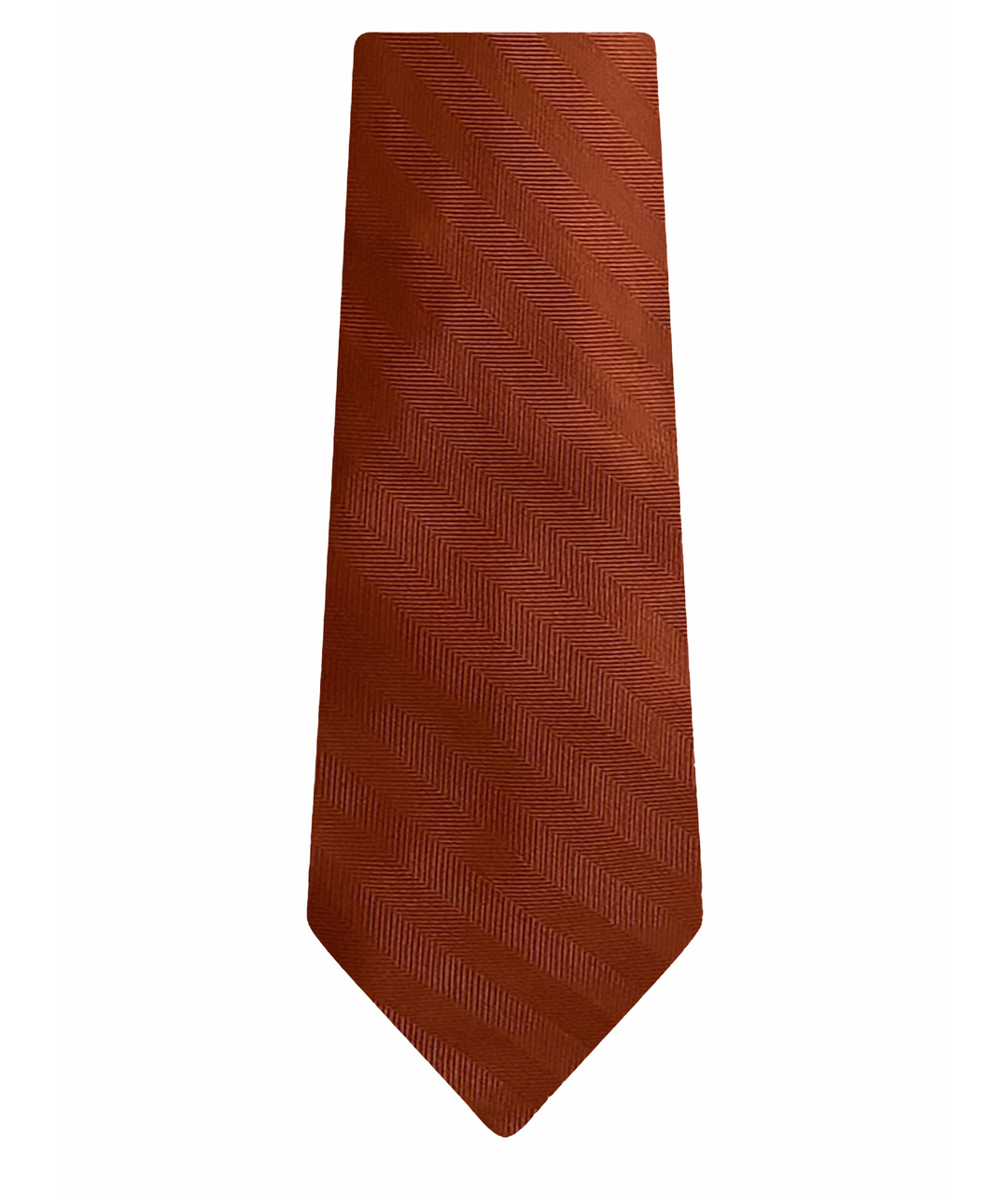 BRIONI Оранжевый шелковый галстук, фото 1