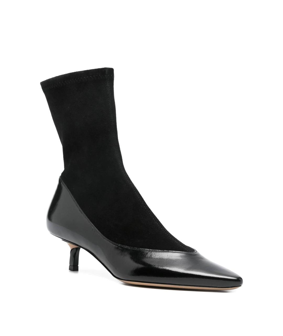 JACQUEMUS Черные кожаные туфли, фото 2