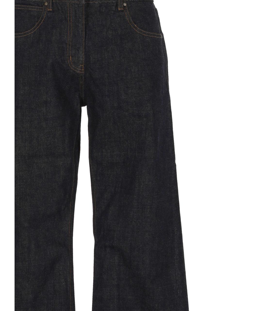 entire studios Темно-синие хлопковые прямые джинсы, фото 2